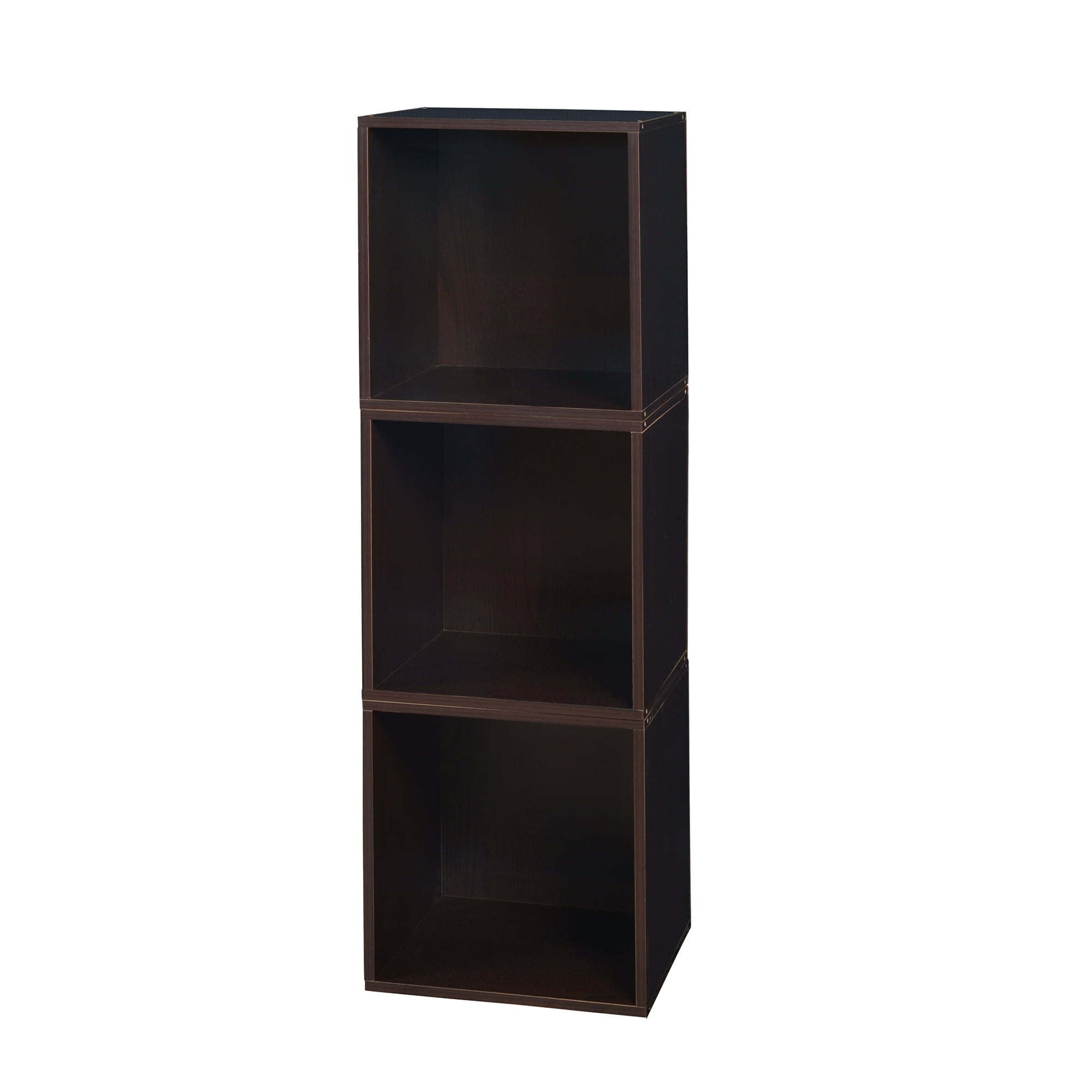 Niche Cubo Storage Organizer Open Bookshelf Set- 3 Cubes- Truffle