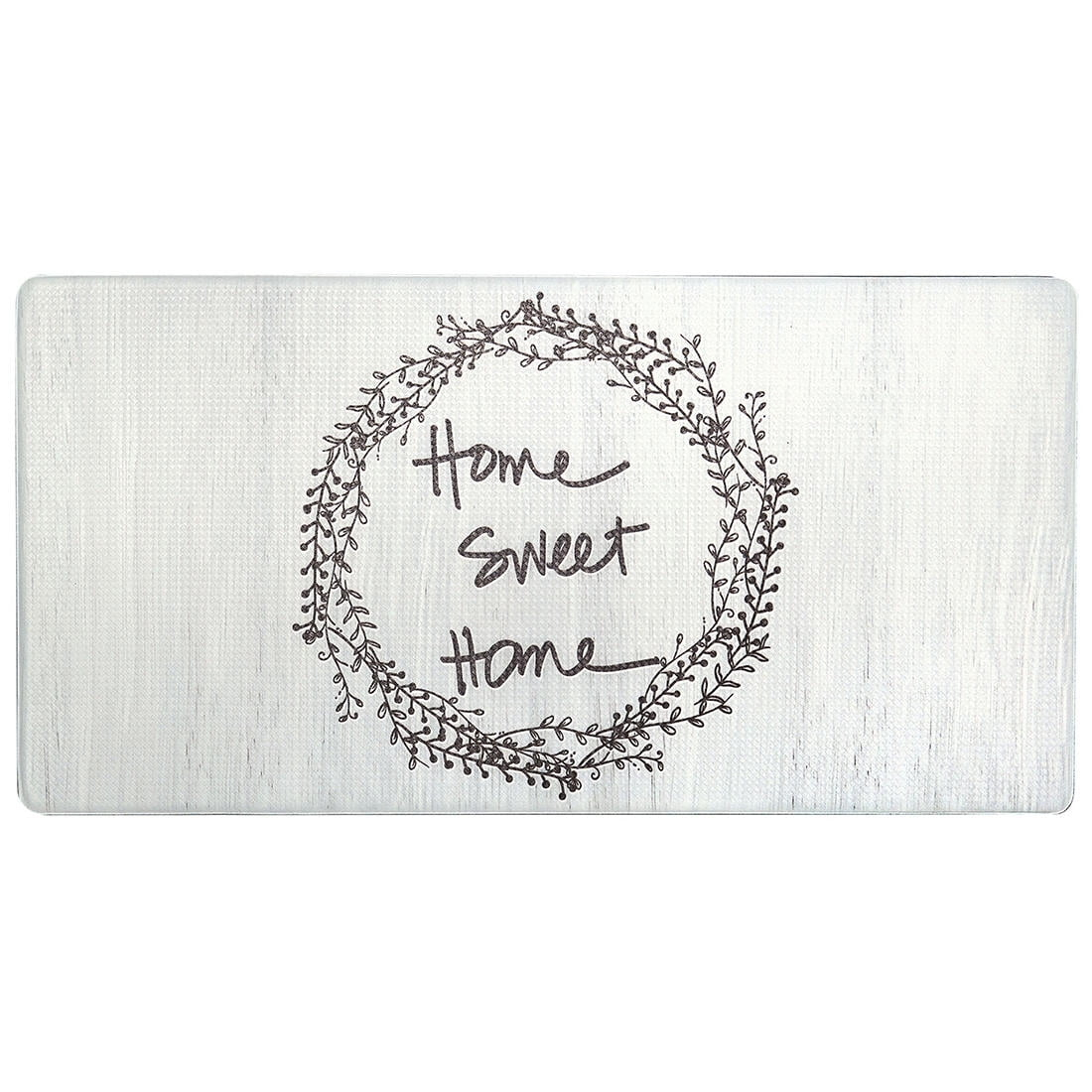 Nicole Miller Nicole Miller Cook N Comfort Home Sweet Home Wreath Kitchen Mat