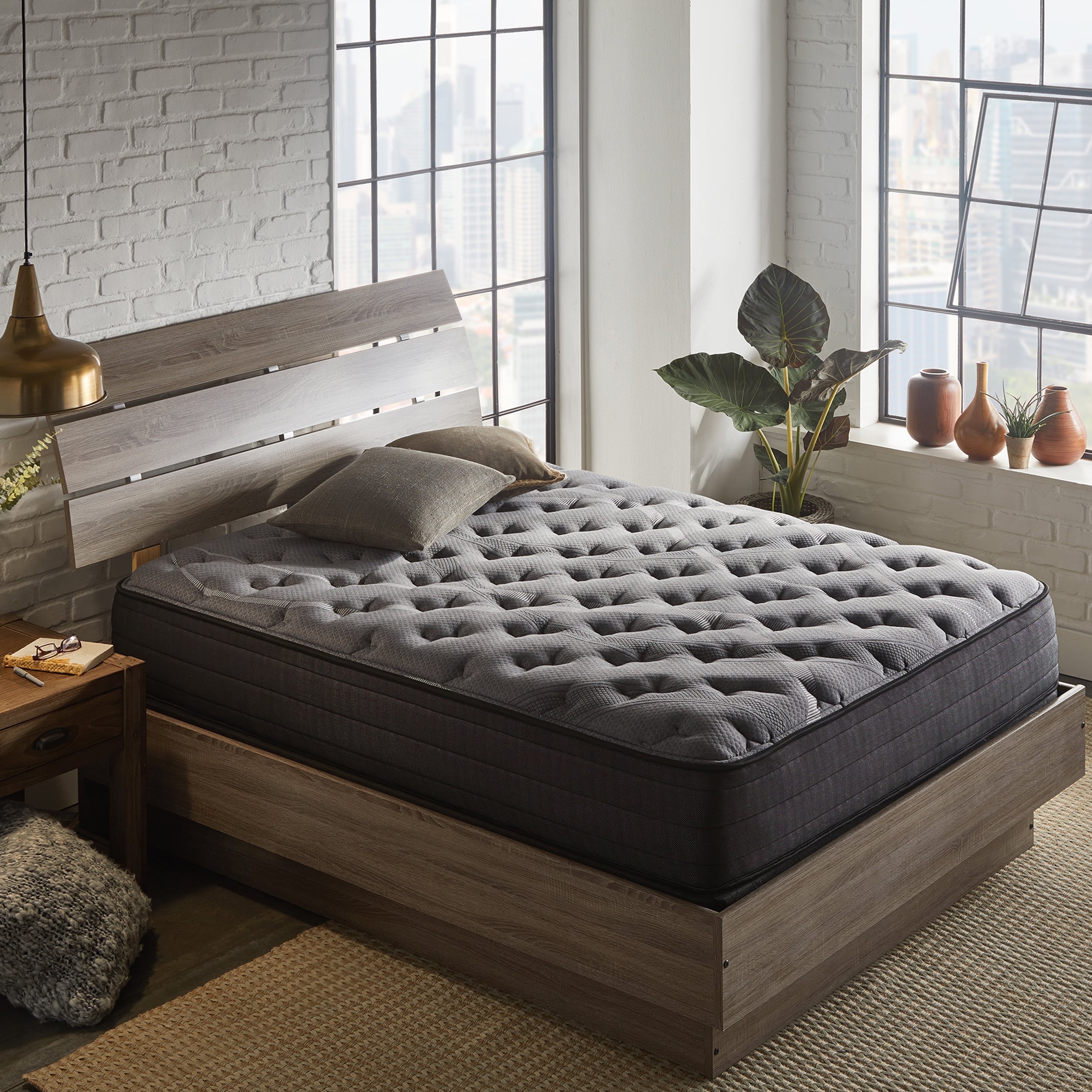 NightsBridge 12 inch Plush Hybrid Mattress, King