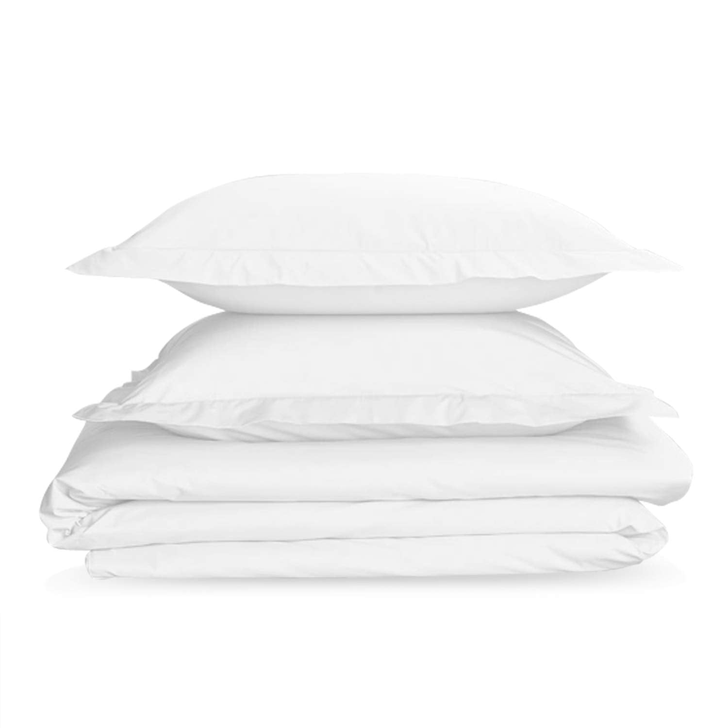 Purity Home 100% Cotton 400TC Ultra-Soft & Silky Duvet Set King White
