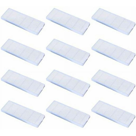 Nispira HEPA Filter Compatible with i-life Model A6 A4 A4s Robotic Vacuum Cleaner, 12 Packs