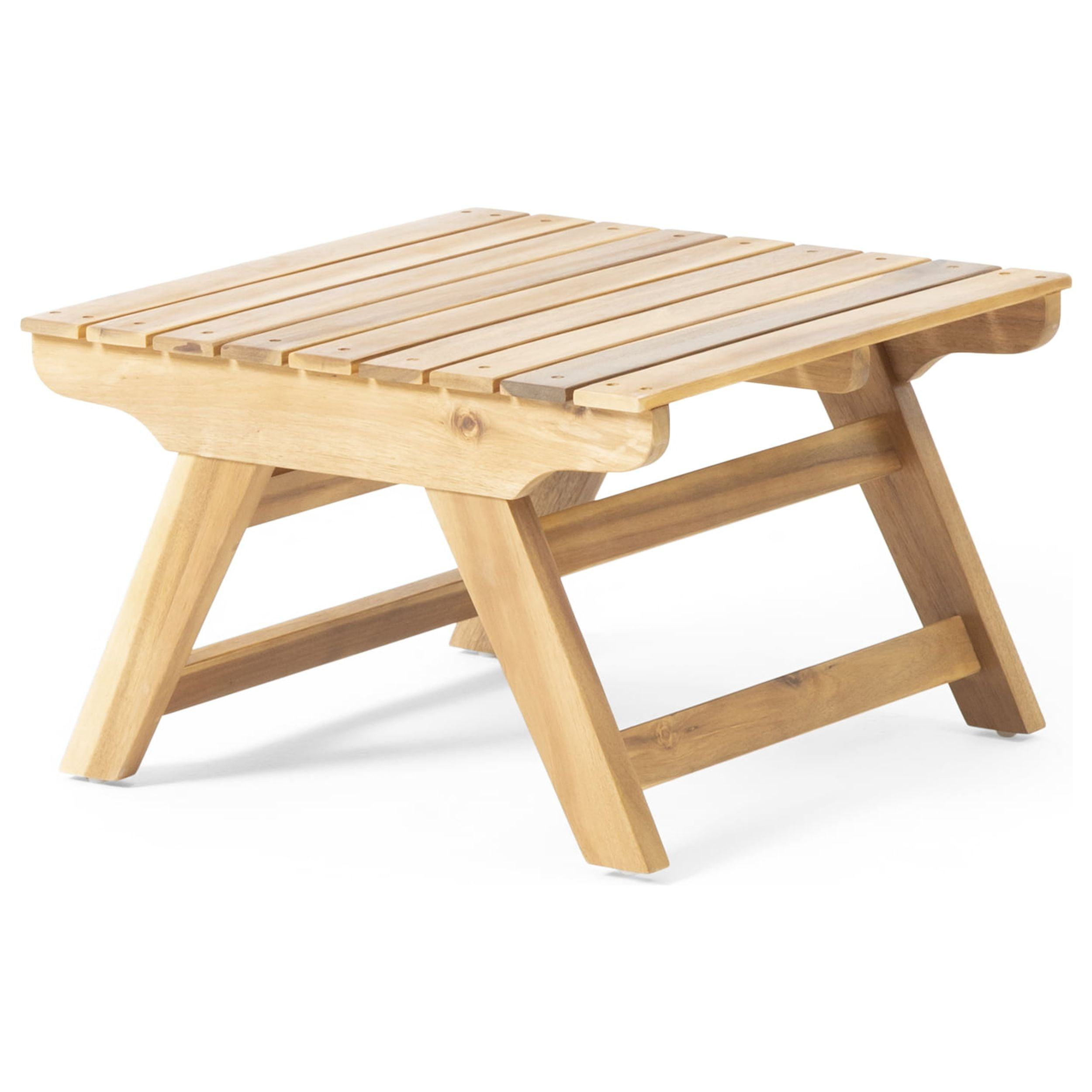 Noble House Sedona Outdoor Wood Side Table in Teak