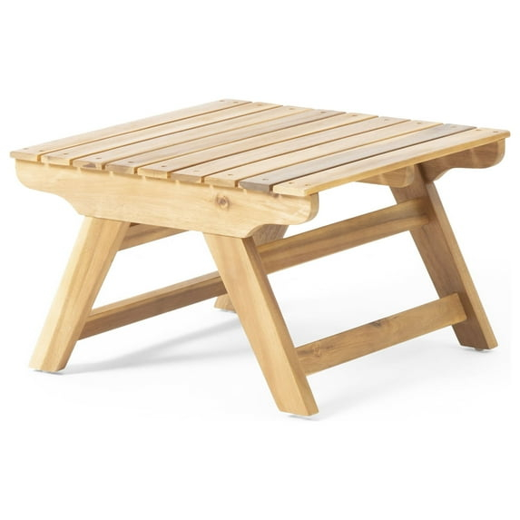 Noble House Sedona Outdoor Wood Side Table in Teak