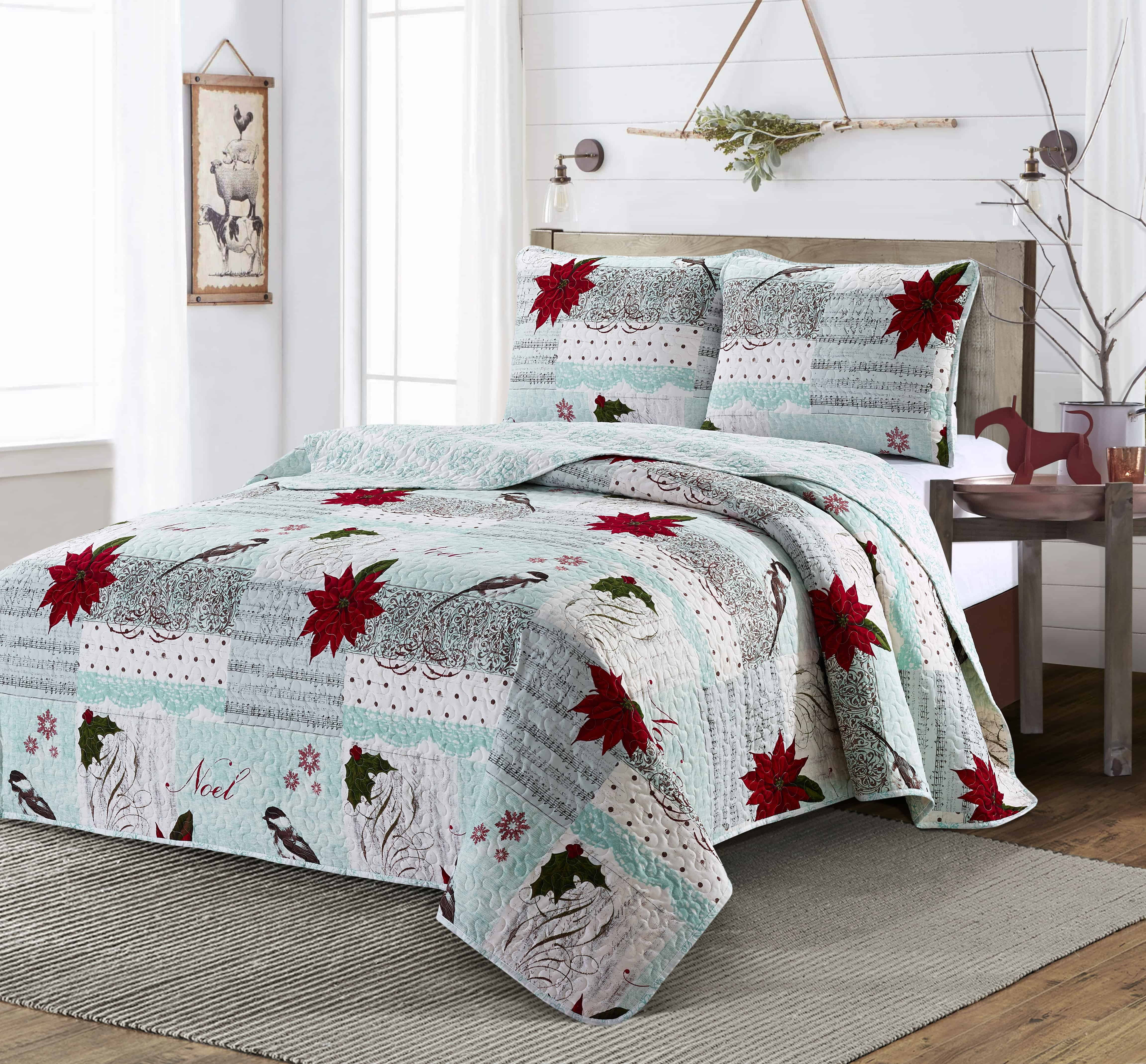 Noel Classic Twin size 3-piece Quilt Set
