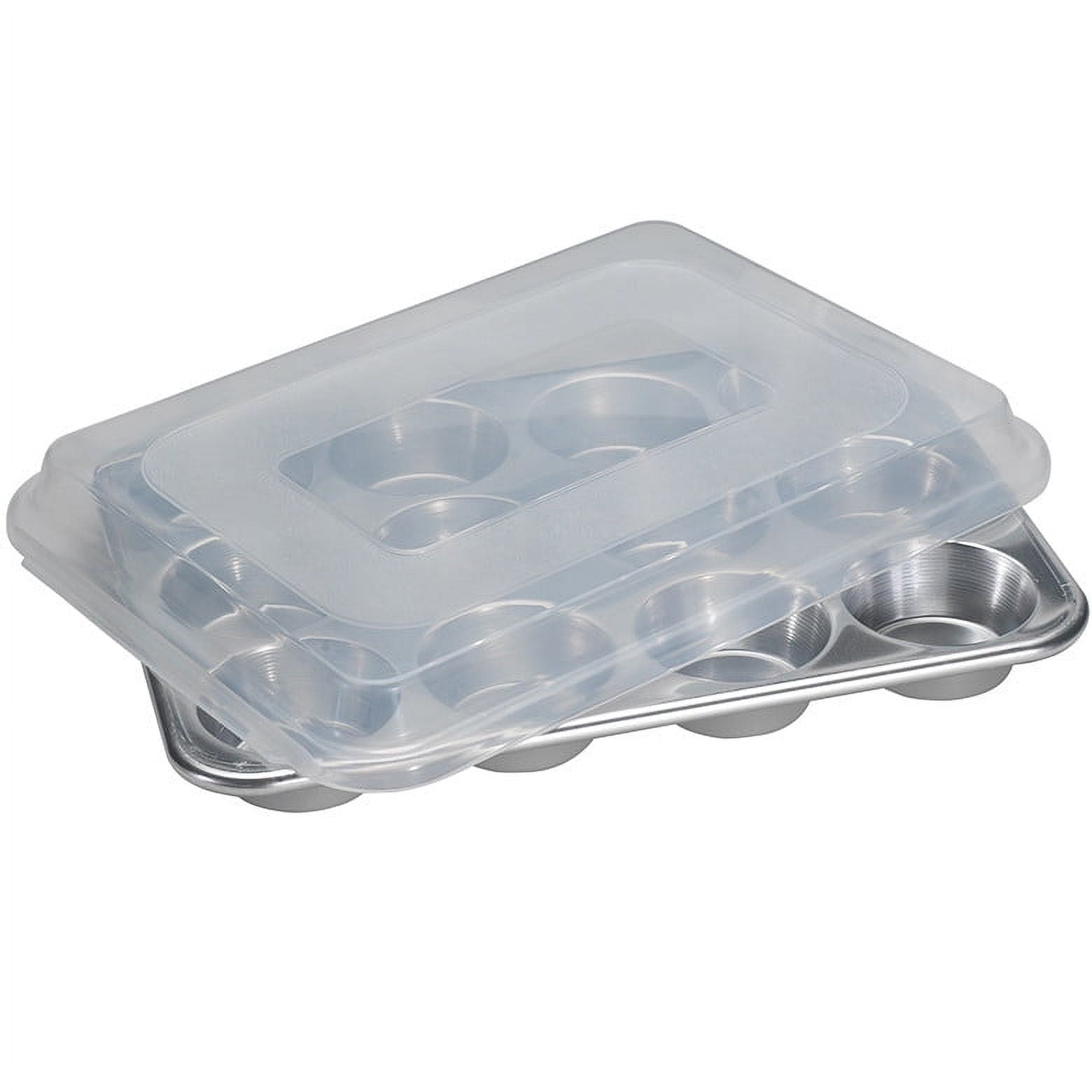 Nordic Ware Naturals® 12 Cavity Muffin Pan with Lid
