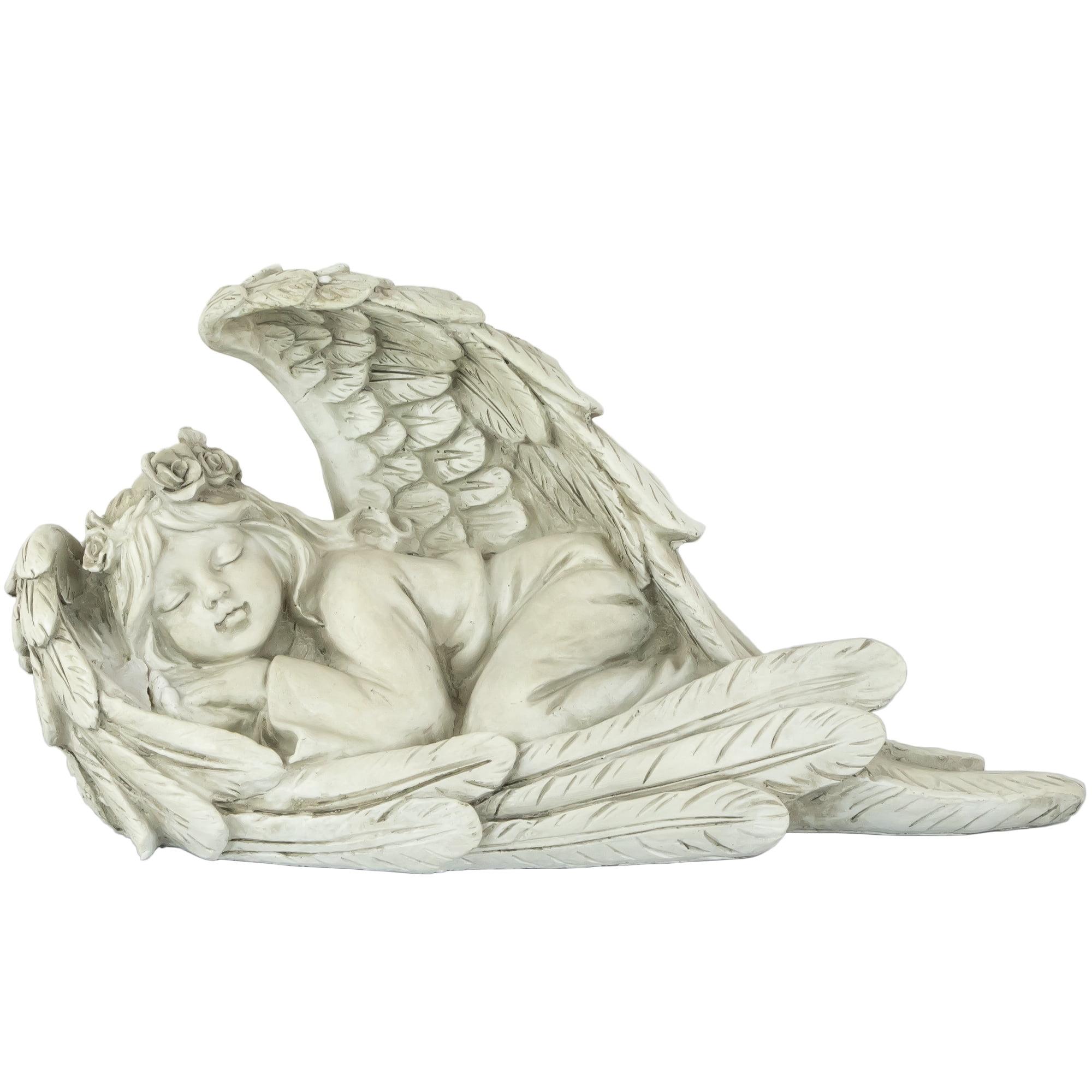 Northlight Seasonal 16" Sleeping Heavenly Angel Outdoor Garden Statue