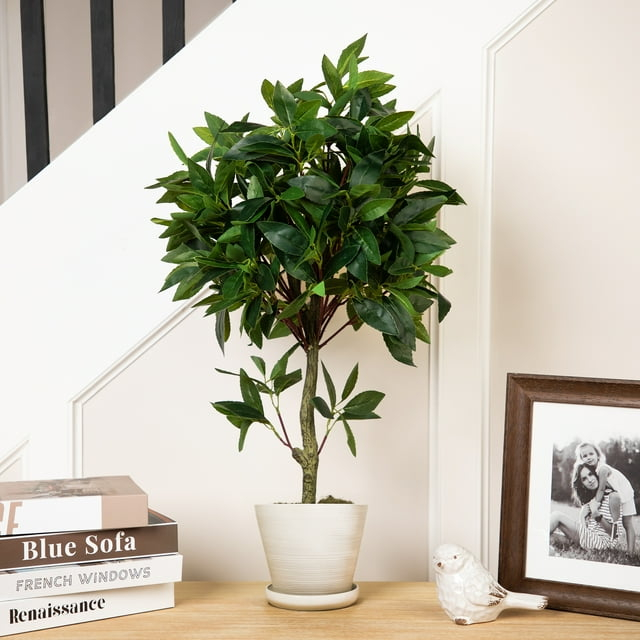 Northlight Artificial Bay Laurel Potted Tree - 28"