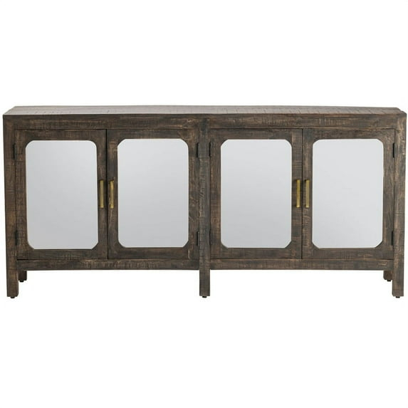 Northridge 4 Door Sideboard Dark Brown Wood