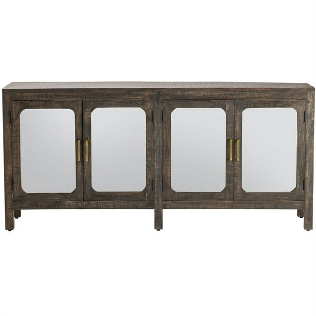 Northridge 4 Door Sideboard Dark Brown Wood