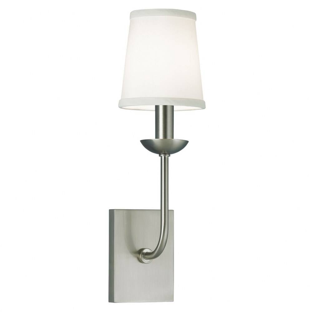Norwell Lighting - Circa - One Light Wall Sconce-Brush Nickel Finish - Norwell