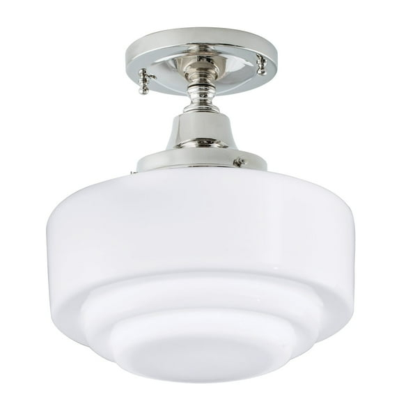 Norwell Lighting - Schoolhouse - 1 Light Flush Mount In Contemporary and Classic