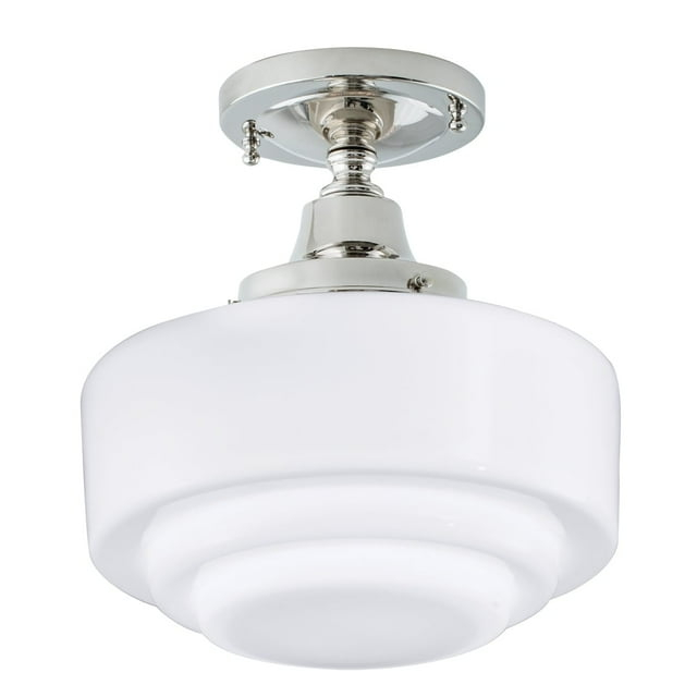 Norwell Lighting - Schoolhouse - 1 Light Flush Mount In Contemporary and Classic