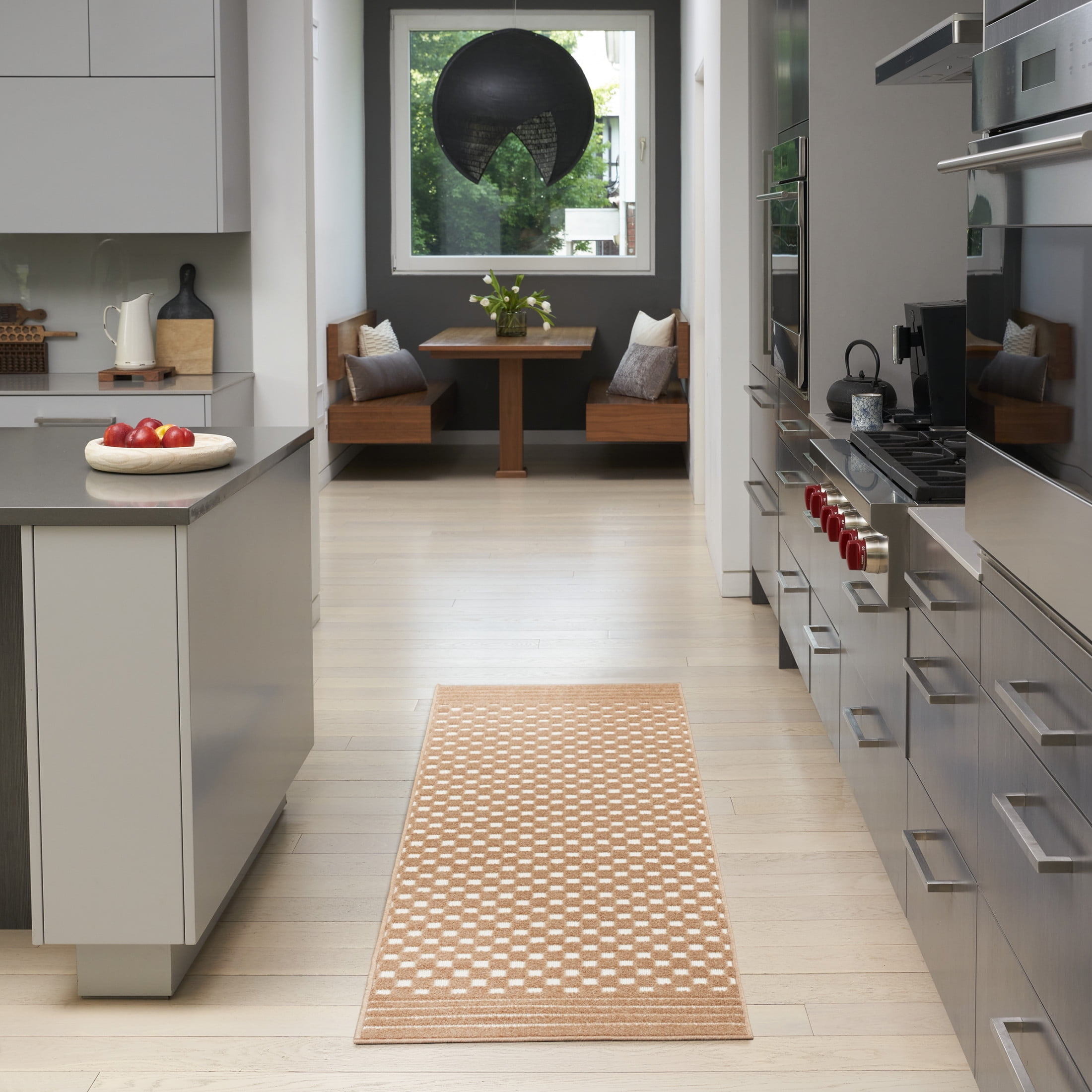 Nourison Casual 2' x 6' Copper Modern Indoor Rug