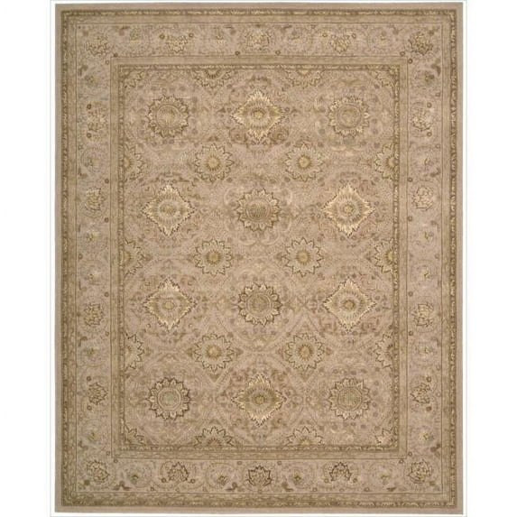 Nourison  Hand-tufted Area Rug 5'6" x 8'6" Contains Latex Nature 0.51 - 0.75 inch 5' x 8' Indoor, Handmade Living Room, Bedroom, Dining Room Ivory
