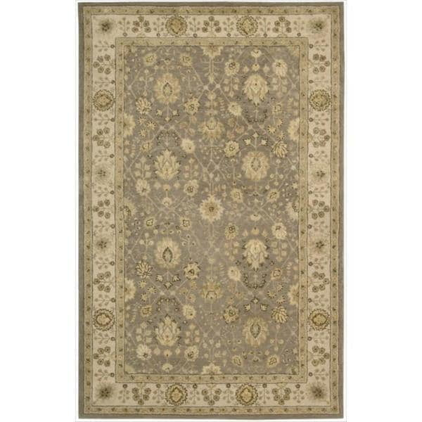 Nourison  Hand-tufted Area Rug Taupe 5'6" x 8'6" Contains Latex Silk, Wool Nature 5' x 8' Indoor Brown