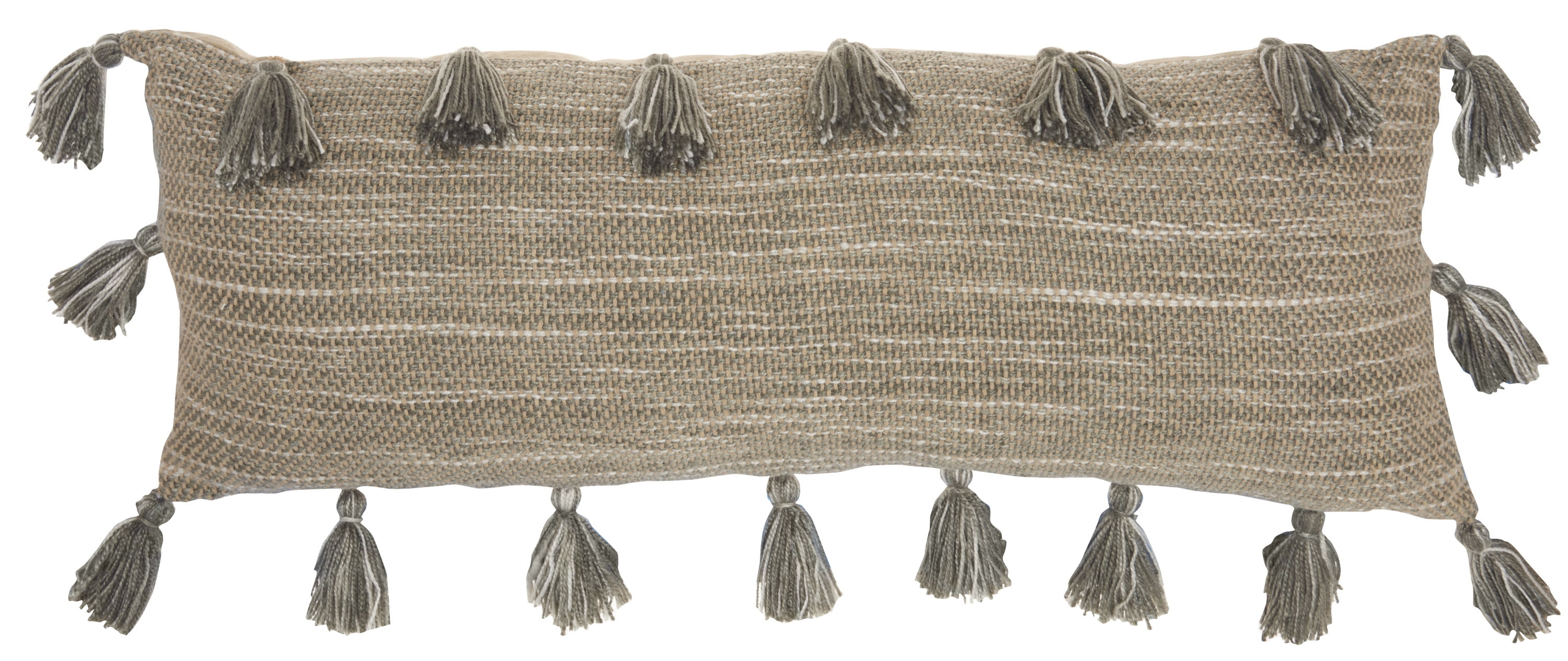 Life Styles Woven with Tassels Throw Pillow - Mina Victory