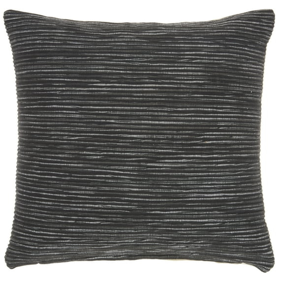 Nourison Life Styles Charcoal Decorative Throw Pillow , 18"X18"