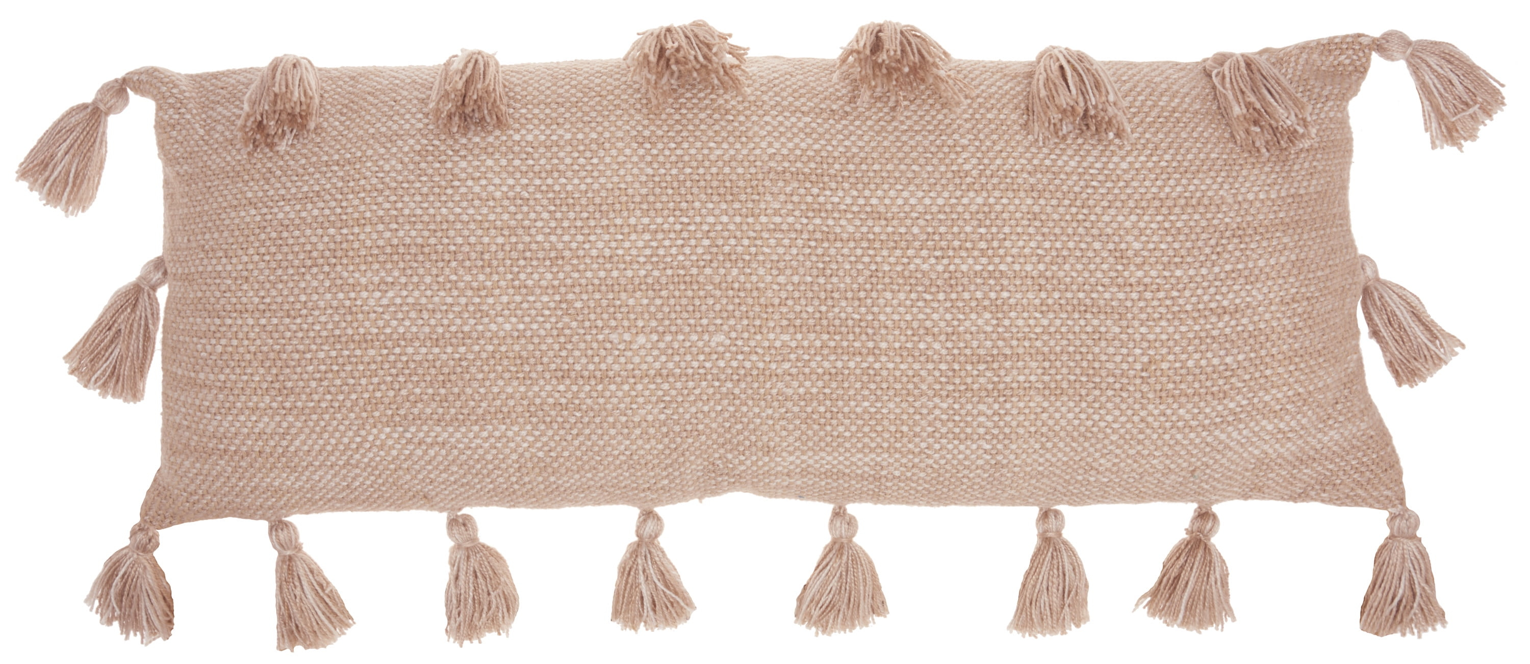 Mina Victory Lifestyles 13-in x 33-in Pink Rectangular Indoor Decorative Pillow