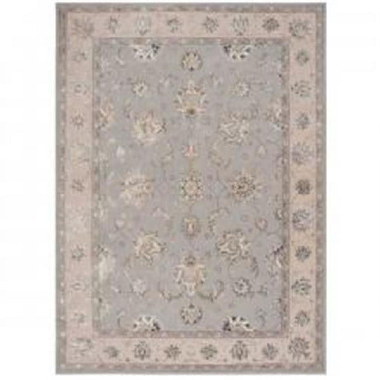 Nourison  Ma Serenade Area Rug Grey 5'3" x 7'5" 6' x 9' Indoor Living Room, Bedroom, Dining Room Silver