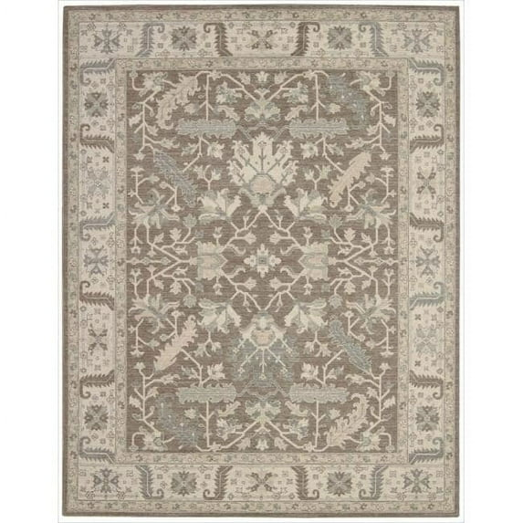 Nourison  New Horizon Area Rug 3' 9" x 5' 9" Latex Free 3' x 5' Indoor Living Room,Bedroom,Dining Room Tan Rectangle