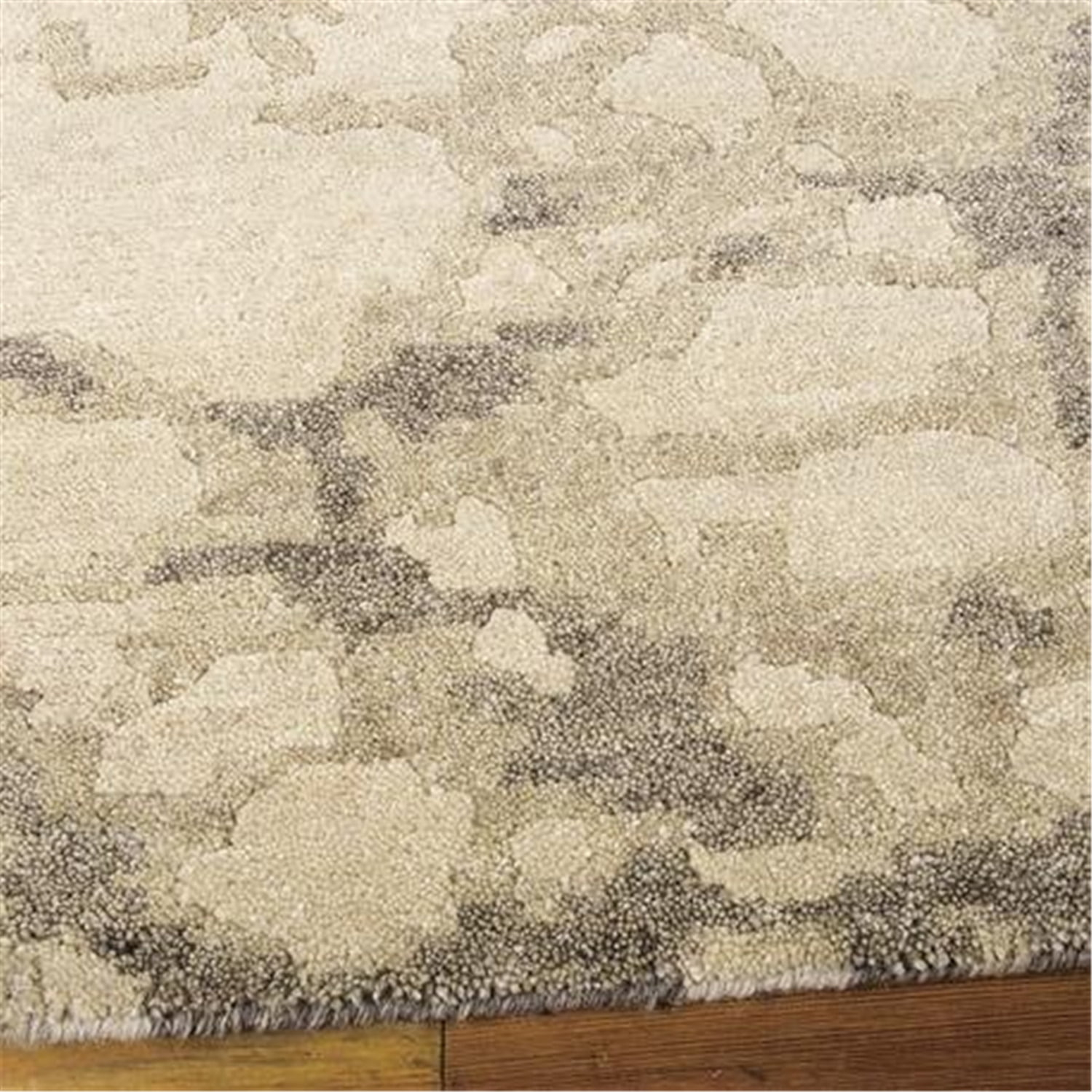 Nourison  Tahoe Modern MTA01 Area Rug 5'6" x 8'6" 6' x 9' Indoor Living Room, Bedroom, Dining Room Beige