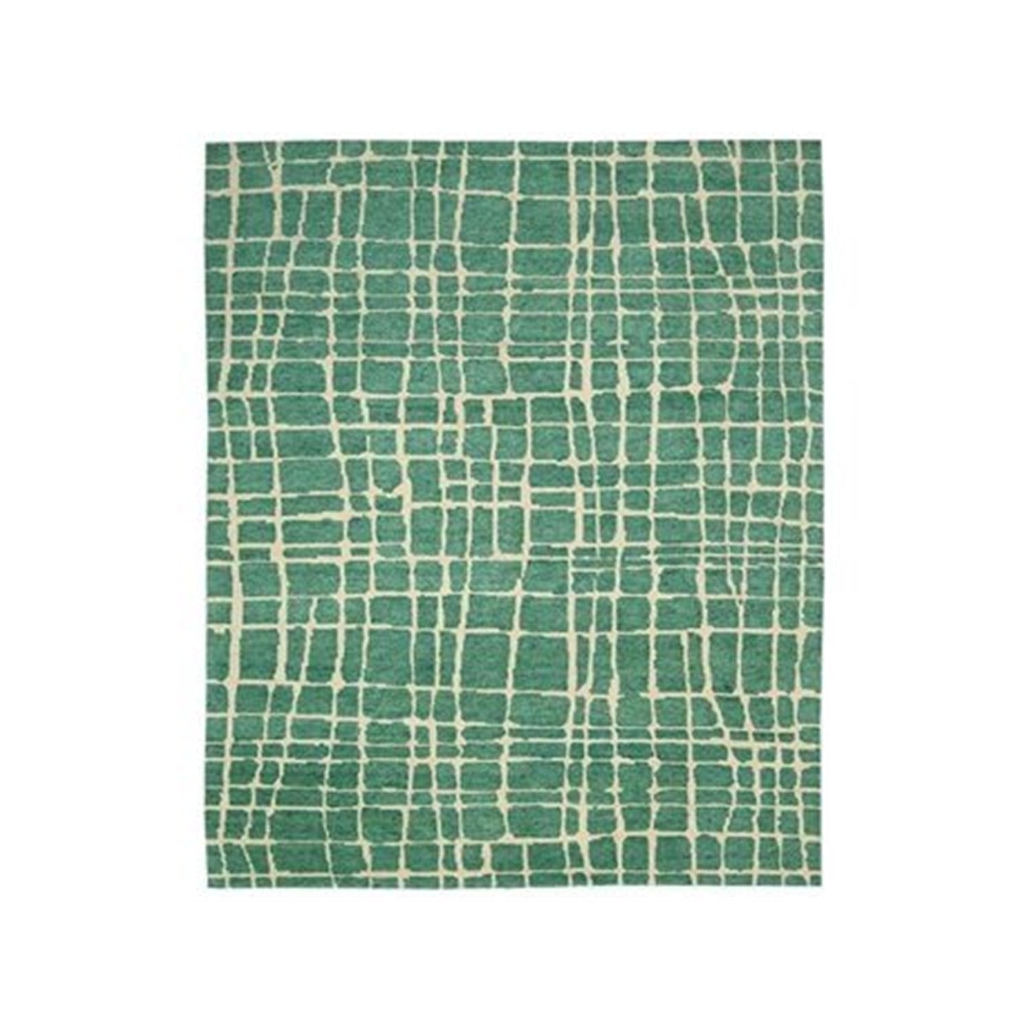 Nourison  Tahoe Modern Area Rug 7' 9" x 9' 9" 8' x 10' Indoor,Handmade Living Room,Bedroom,Dining Room Green Rectangle