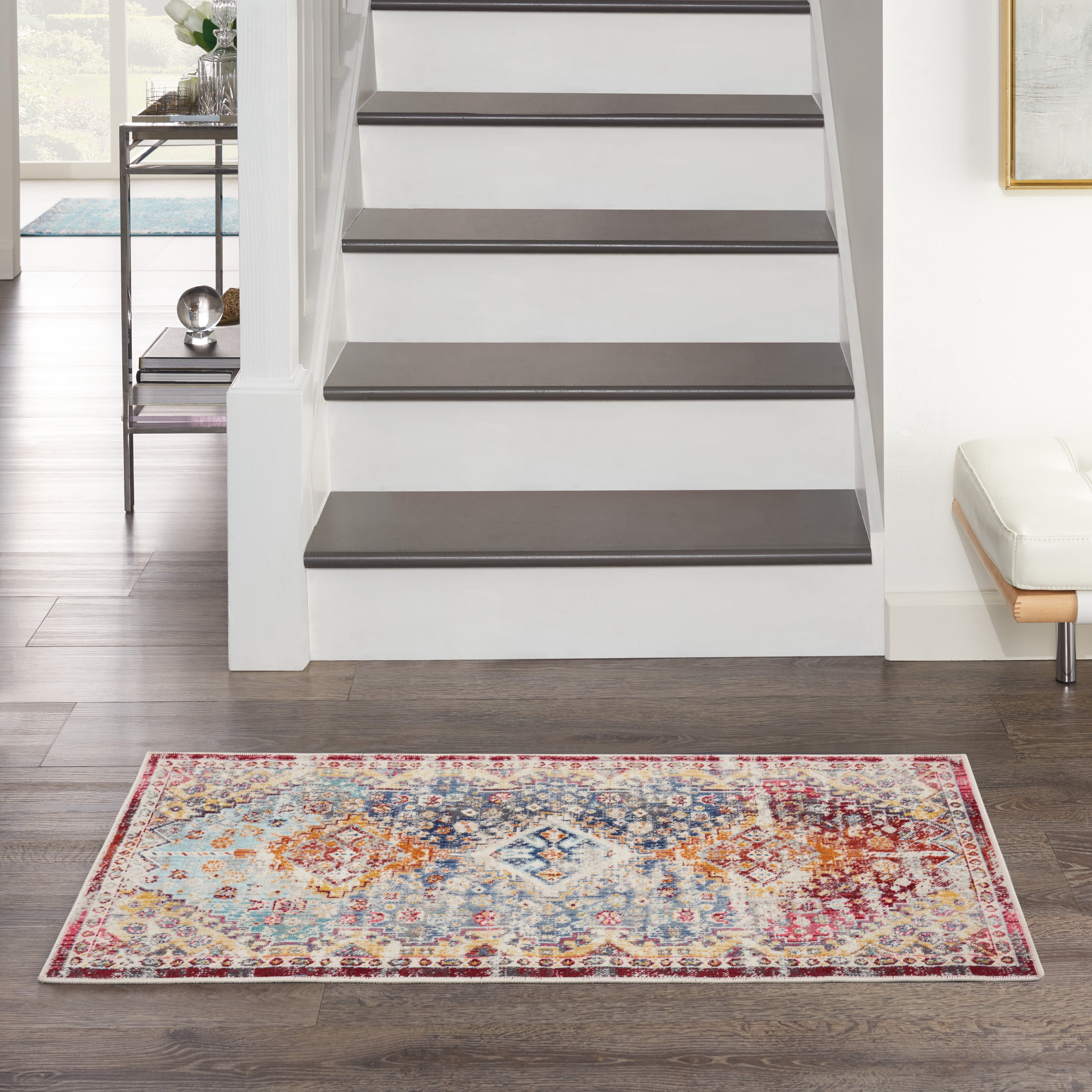 Nourison Vintage Kashan VKA09 Indoor only Area Rug - Multicolor 2' x 4'