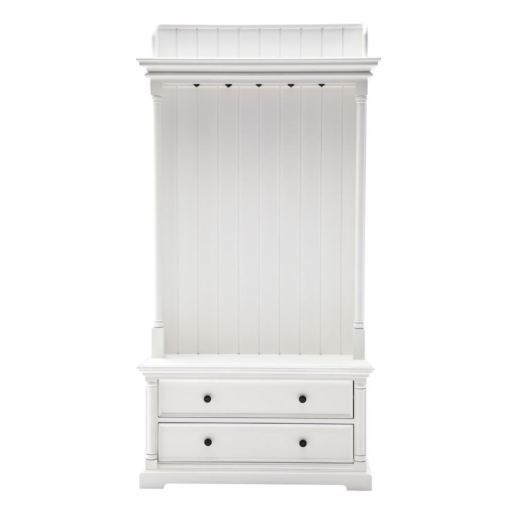 NovaSolo Provence Hall Tree in Pure White