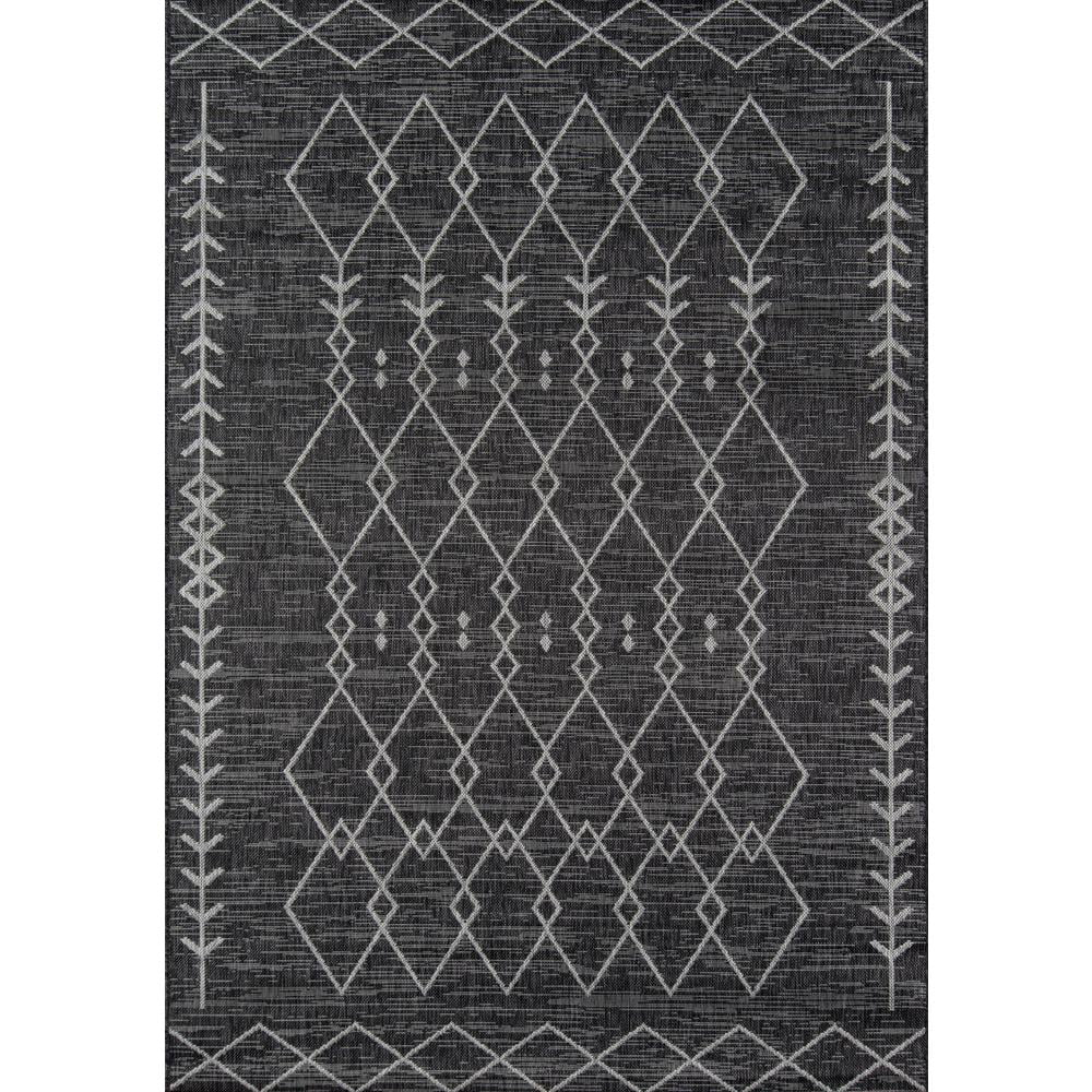 Novogratz Contemporary Rectangle Area Rug, Charcoal, 3'11" X 5'7"