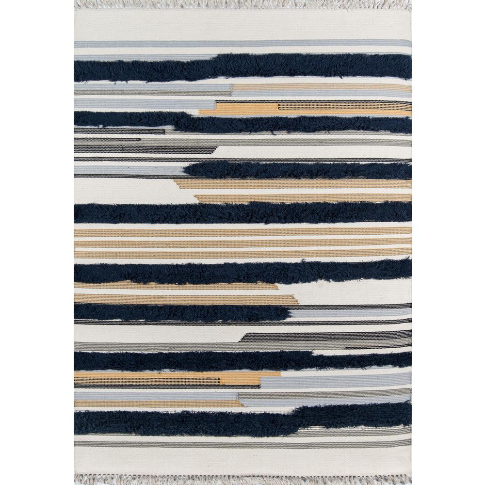 Novogratz Contemporary Rectangle Area Rug, Navy, 3' X 5'