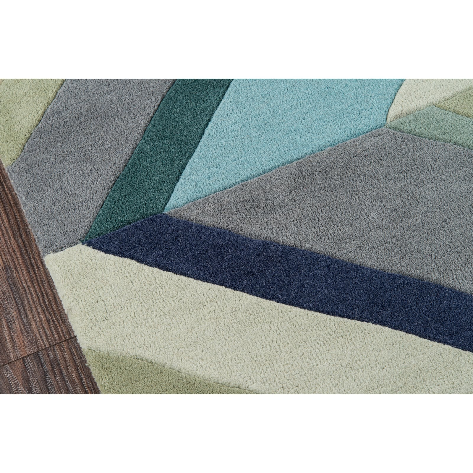 Momeni DELMADEL-5BLU3656 Novogratz Delmar Collection Ultralight Area Rug, 3 ft. 6 in. x 5 ft. 6 in. - Blue