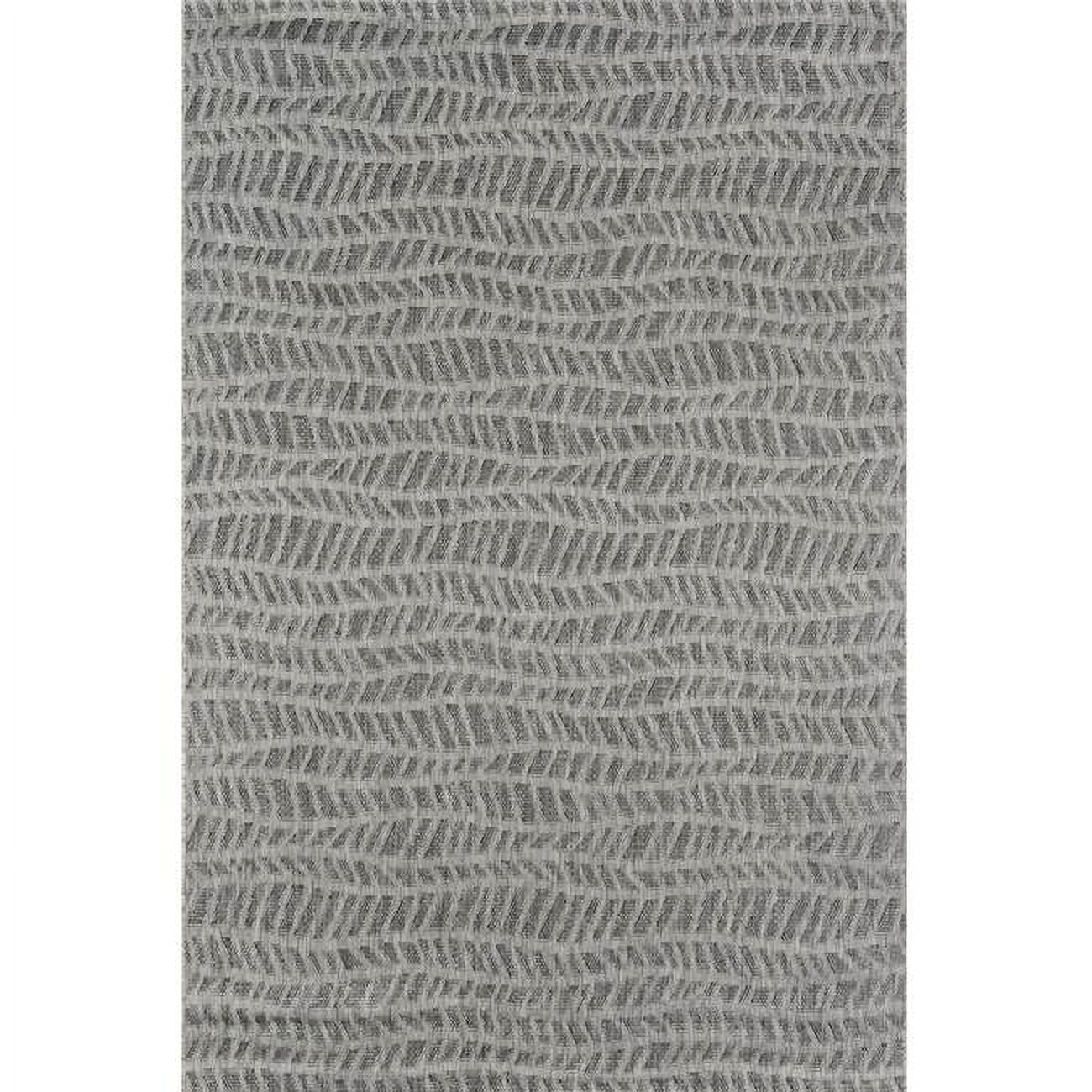 Novogratz by Momeni Villa Emilia Indoor Outdoor Grey Area Rug 2' X 6' Runner