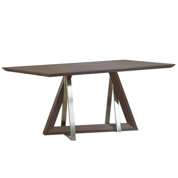 Nspire 201-219WAL 70.75 x 39.50 x 30 in. Drake Rectangular Dining Table in Walnut