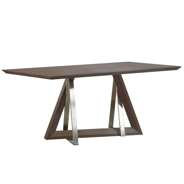 Nspire 201-219WAL 70.75 x 39.50 x 30 in. Drake Rectangular Dining Table in Walnut