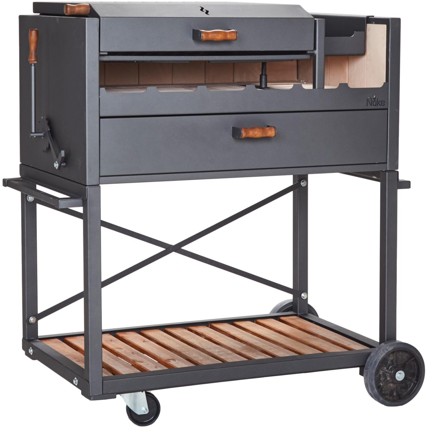 Nuke Delta02  Authentic Argentinian-Style Outdoor Cooking Charcoal Grill, 40"