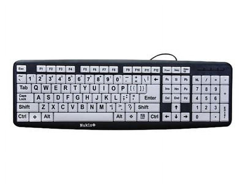 Nuklz N Large Print - Keyboard - USB