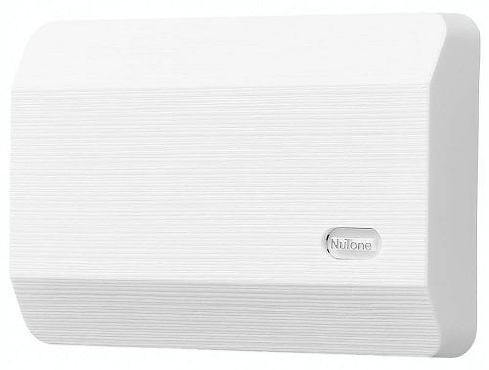 Nutone LA11WH Decorative Wired Two-Note Door Chime, White Textured Finish