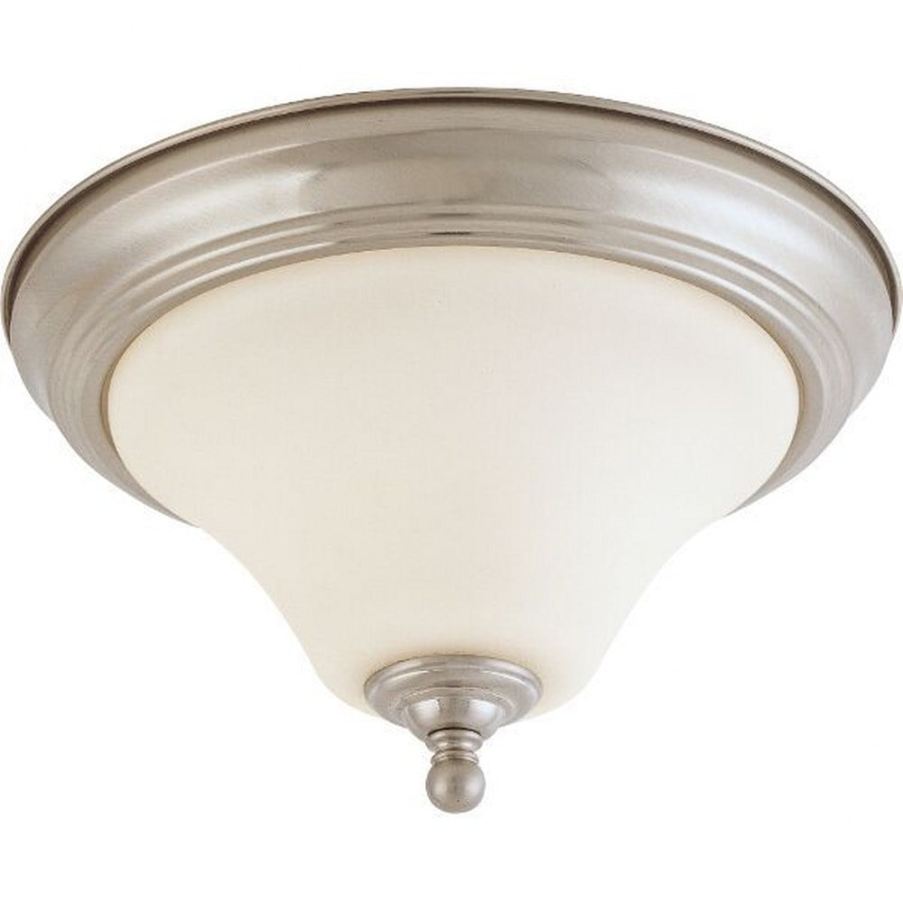 Nuvo 60-1824 - Dupont - 1 light 11" Flush Mount w/ Satin White Glass