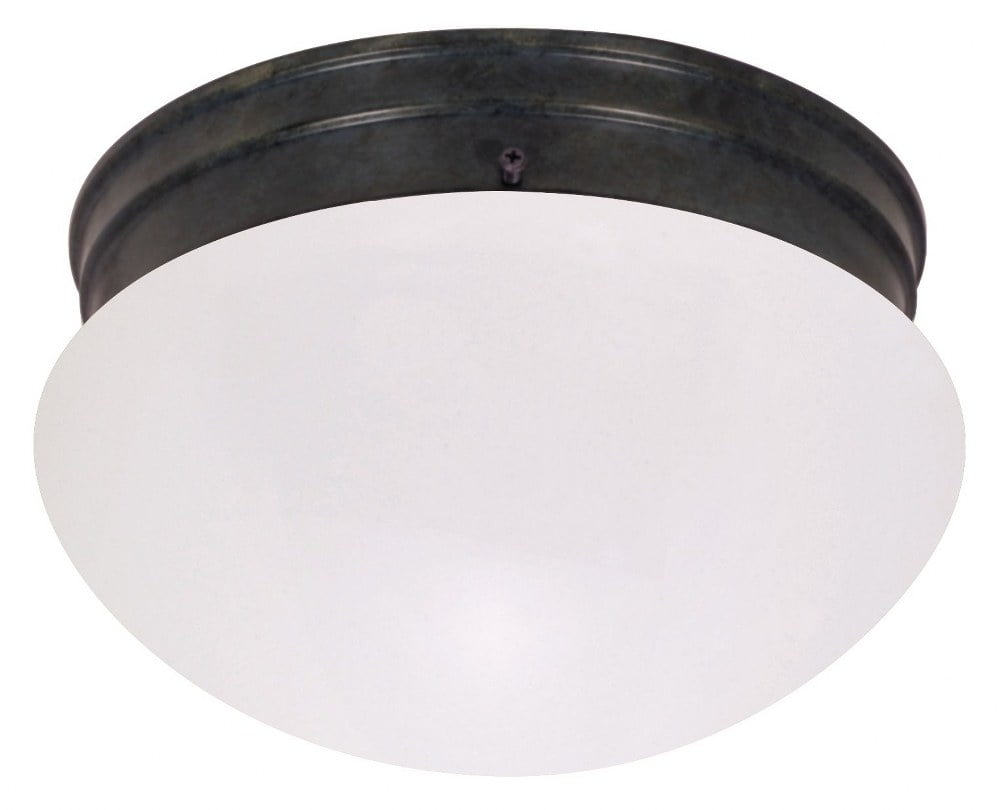 Nuvo 60-2643 - 2 Light Medium Mushroom w/ Frosted Glass
