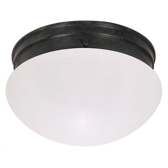 Nuvo 60-2643 - 2 Light Medium Mushroom w/ Frosted Glass