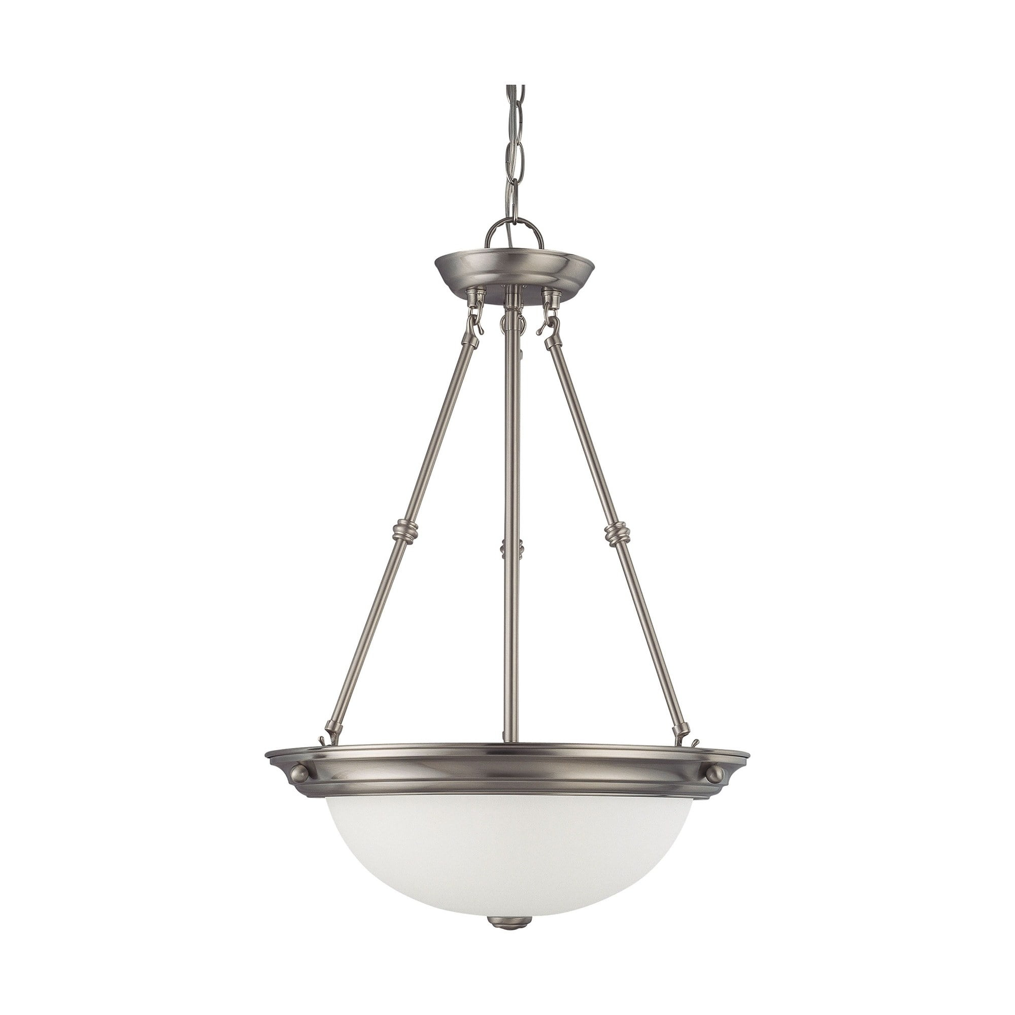 Nuvo 60-3247 - 3 Light  15"  Pendant  w/ Frosted White Glass