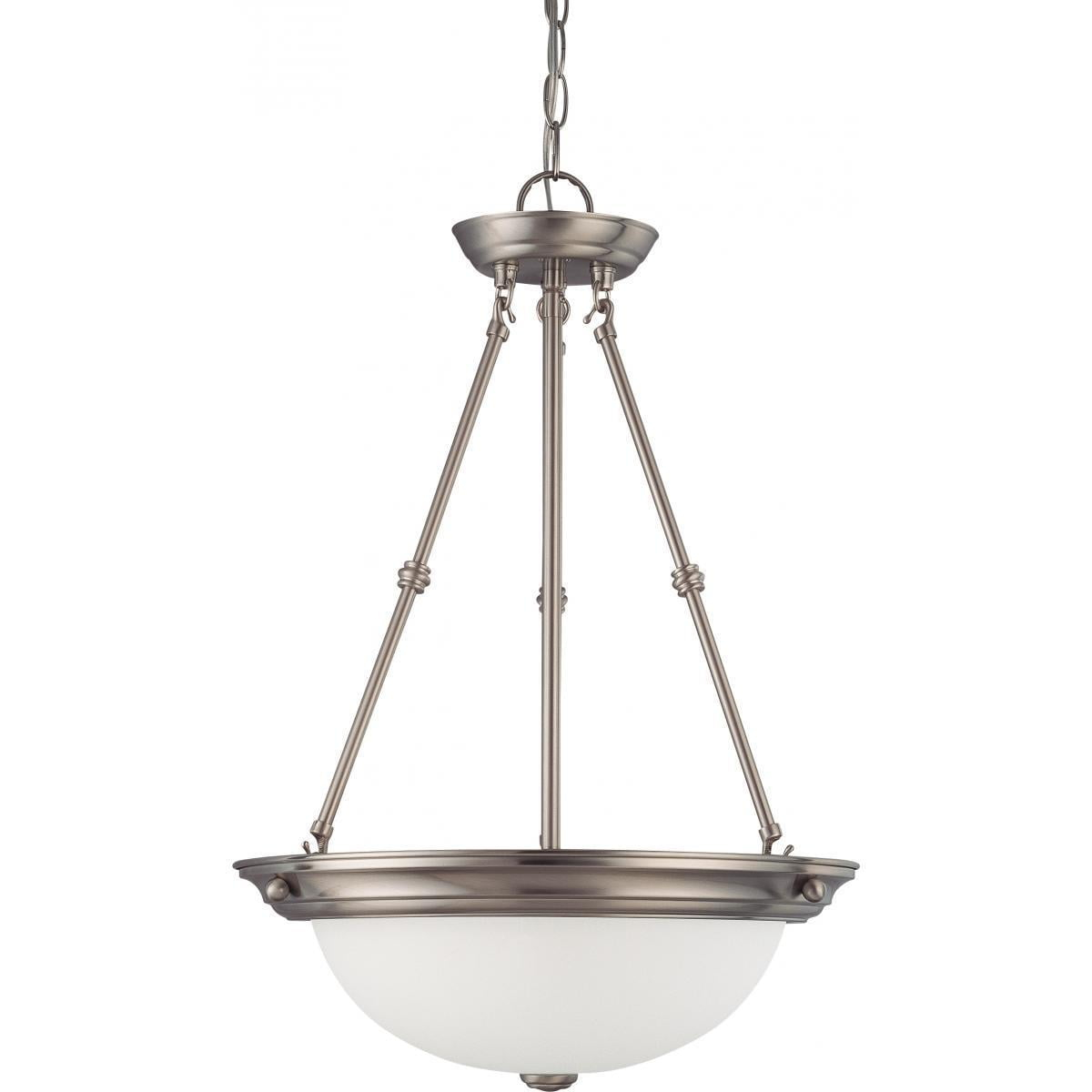 Nuvo 60-3247 - 3 Light  15"  Pendant  w/ Frosted White Glass