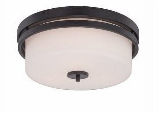Nuvo 60-5307 - Parallel - 3 Light Flush Fixture w/ Etched Opal Glass
