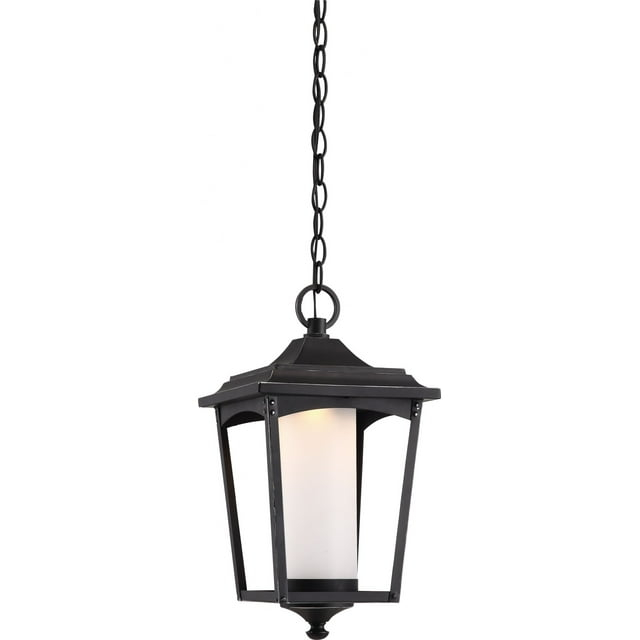 Nuvo 62-824 - Essex Hanging Lantern; Sterling Black Finish
