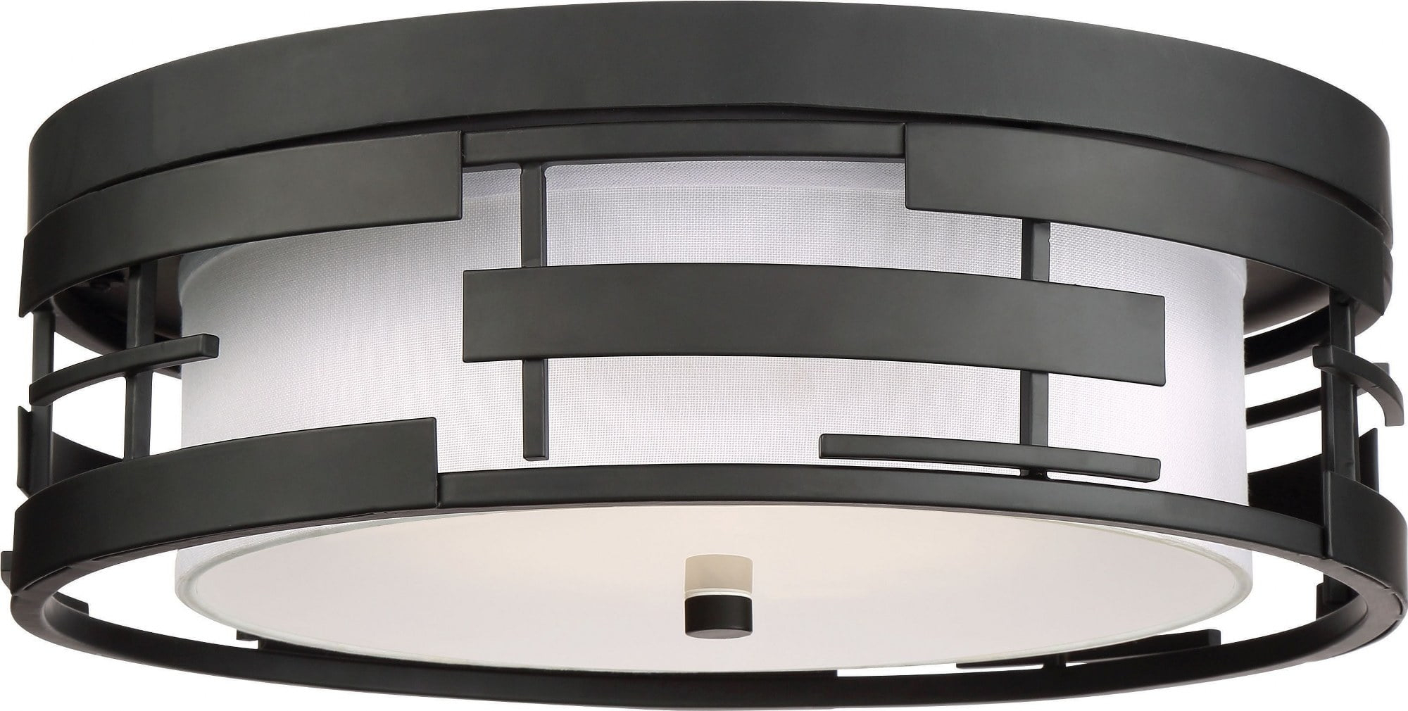 Nuvo Lighting - Lansing-3 Light Flush Mount-16 Inches Wide by 5.38 Inches High