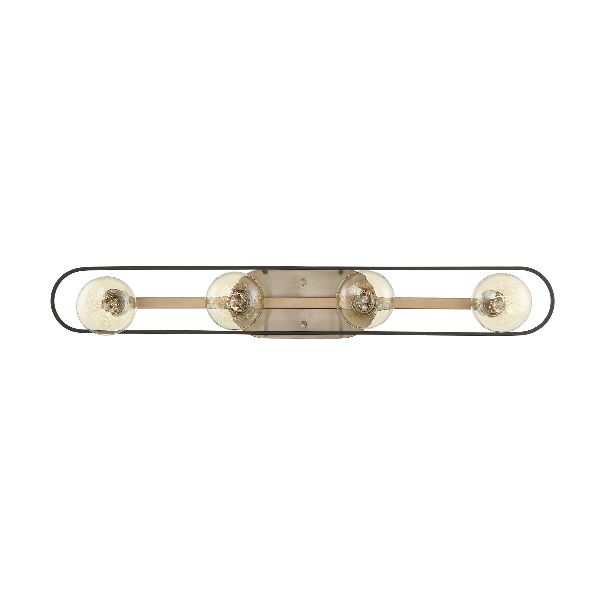 60/6654-Nuvo Lighting-Chassis-4 Light Bath Vanity-32.25 Inches Wide by 4.75 Inches High