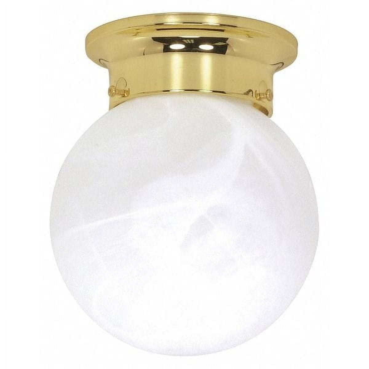 Nuvo Lighting 60/255 2 Light 6" Wide Flush Mount Ceiling Fixture - Brass