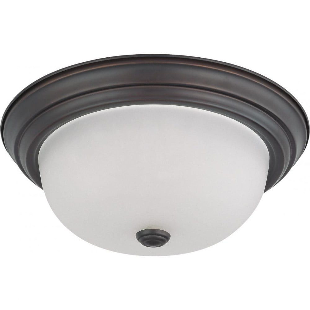 60/3146-Nuvo Lighting-Two Light Flush Mount-13.125 Inches Wide by 5.375 Inches High