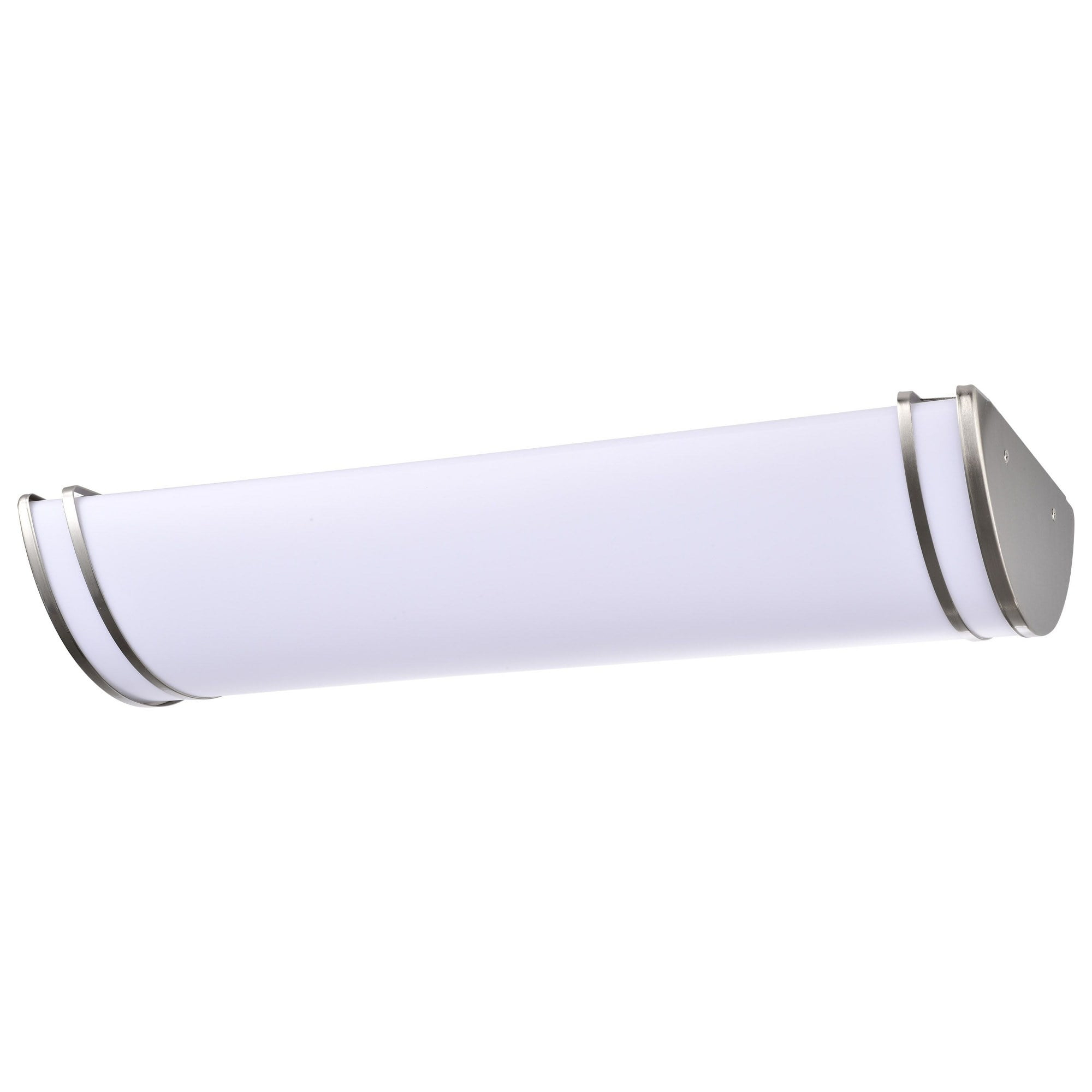 Nuvo Glamour LED 25-in Brushed Nickel Linear Flush Mount Fixture CCT Selectable