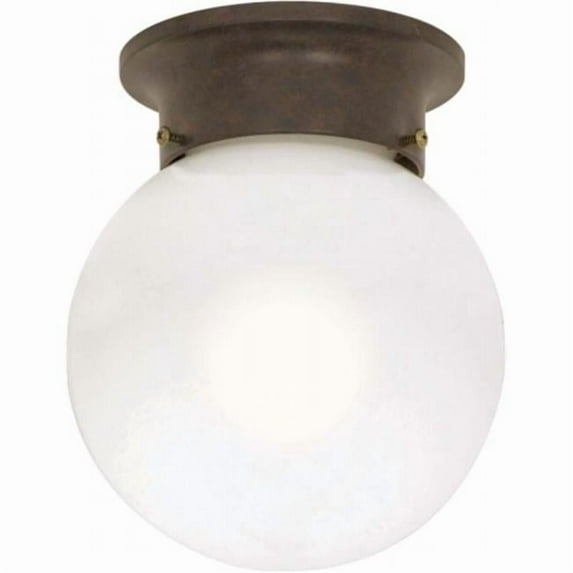 Nuvo Lighting 60-247 1 Light - 6 in. - Ceiling Mount - White Ball